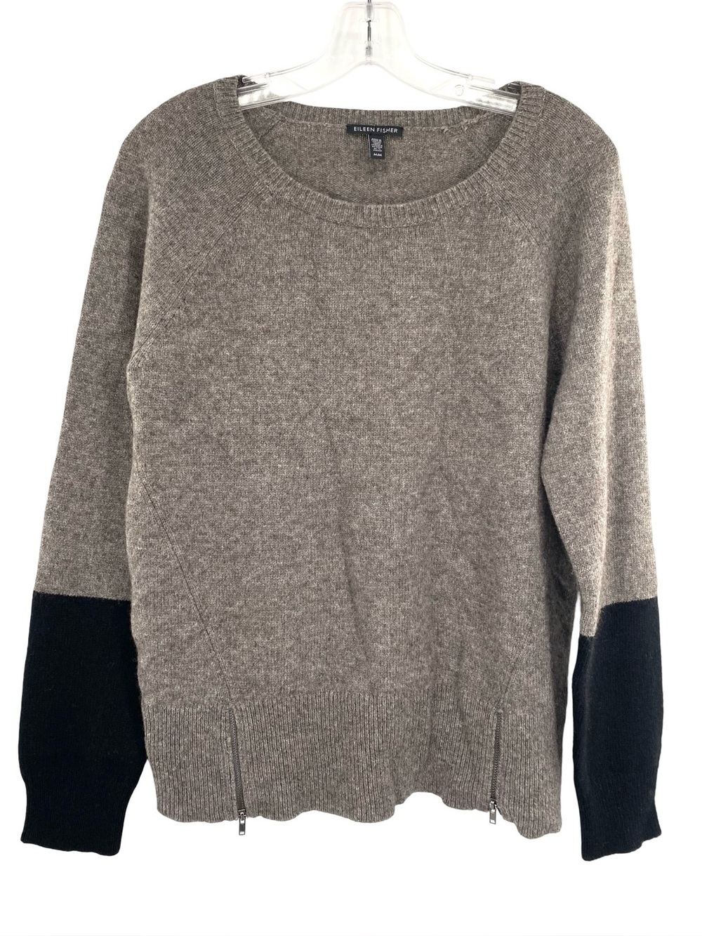 Eileen Fisher Fine Super Soft Yak Wool Blend Pullover Sweater Size Medium